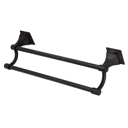 Kingston Brass BAH612318ORB Monarch 18" Dual Towel Bar, Oil Rubbed Bronze BAH612318ORB